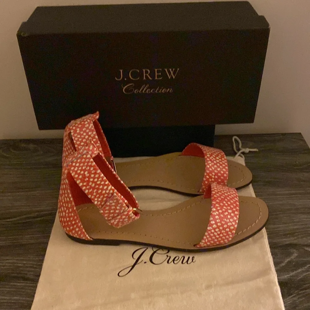 J Crew women’s ankle buckle sandals - Picture 3 of 7